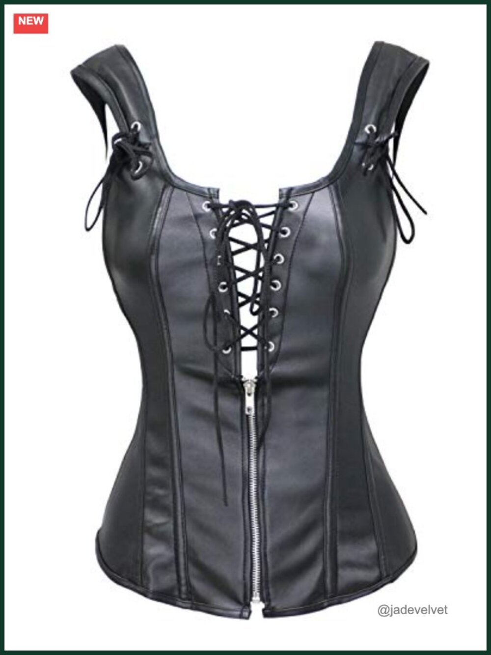 Vintage Steampunk Bustier Corset PU Rayon Renaissance Overbust